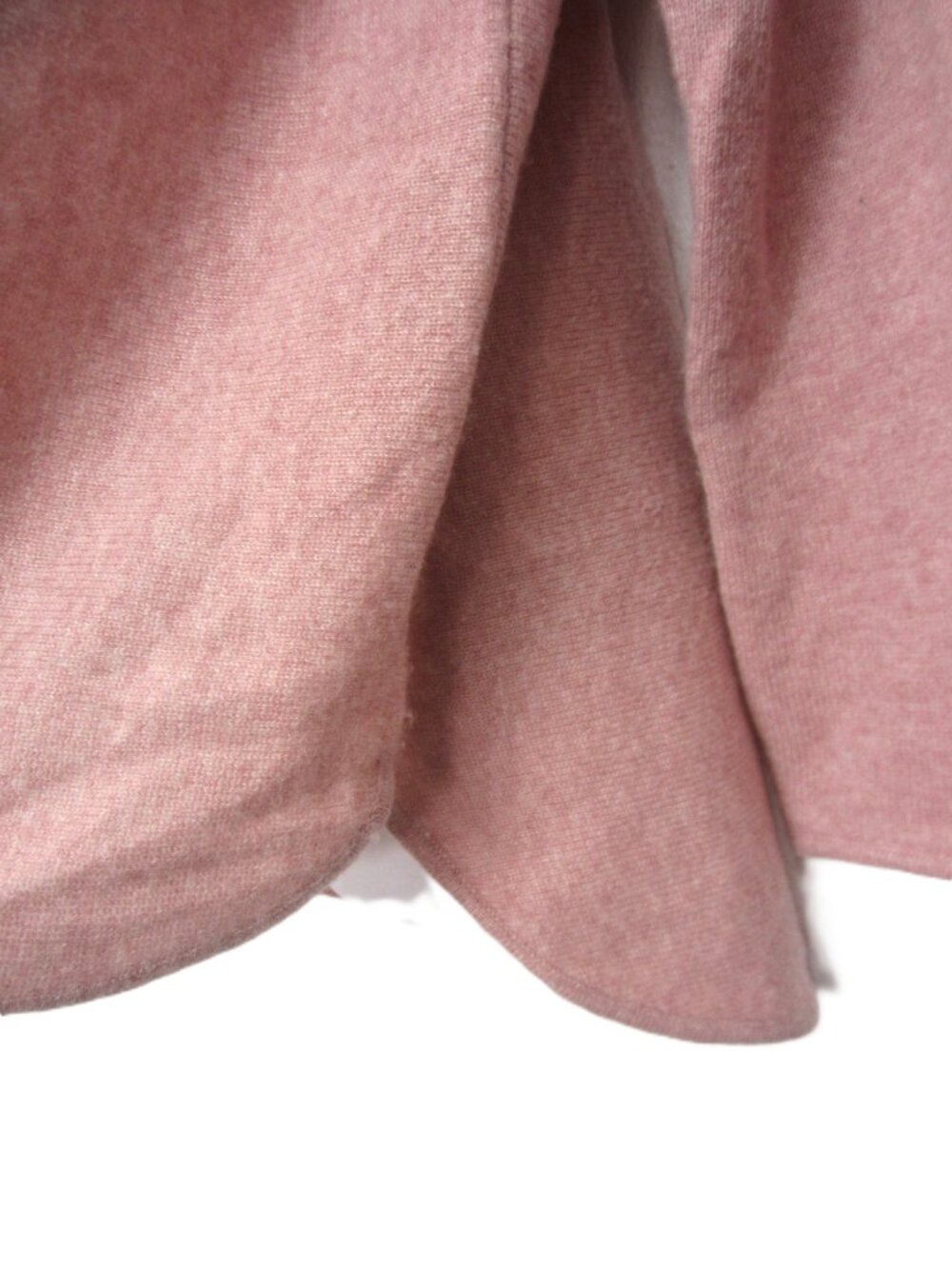 Charter Club Luxury Sz M 100% Cashmere Sweater Dusty Mauve Pink Boat Neck Tunic - Picture 5 of 12